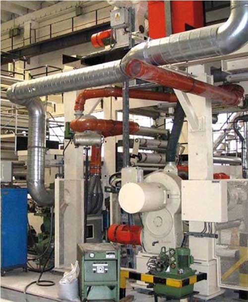 MES drive technology of an extrusion coating line